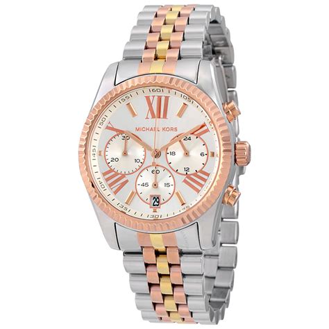 michael kors tri tone lexington watch|Women's Lexington Tri.